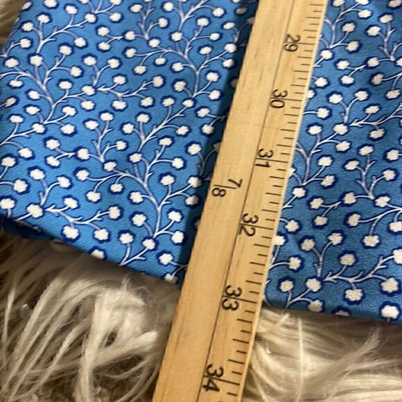 French Connection Dress Womens 12 Elao Whisper Cut Out smocked Back Chalk Blue - Picture 8 of 9